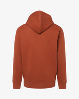 Felpa con zip e micrologo ricamato