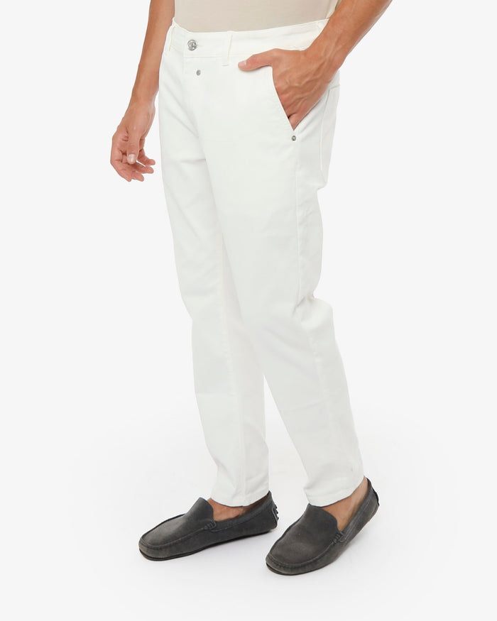 Pantaloni taglio slim in cotton