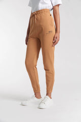 Pantaloni in felpa con stampa laterale