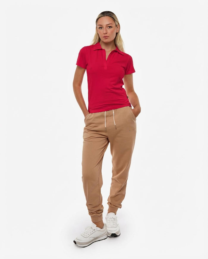 T-shirt mezze maniche con colletto polo