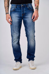 Jeans regular fit lavaggio medio