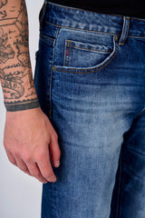 Jeans regular fit lavaggio medio