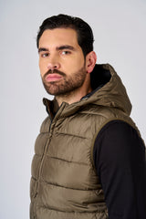 Gilet con cappuccio