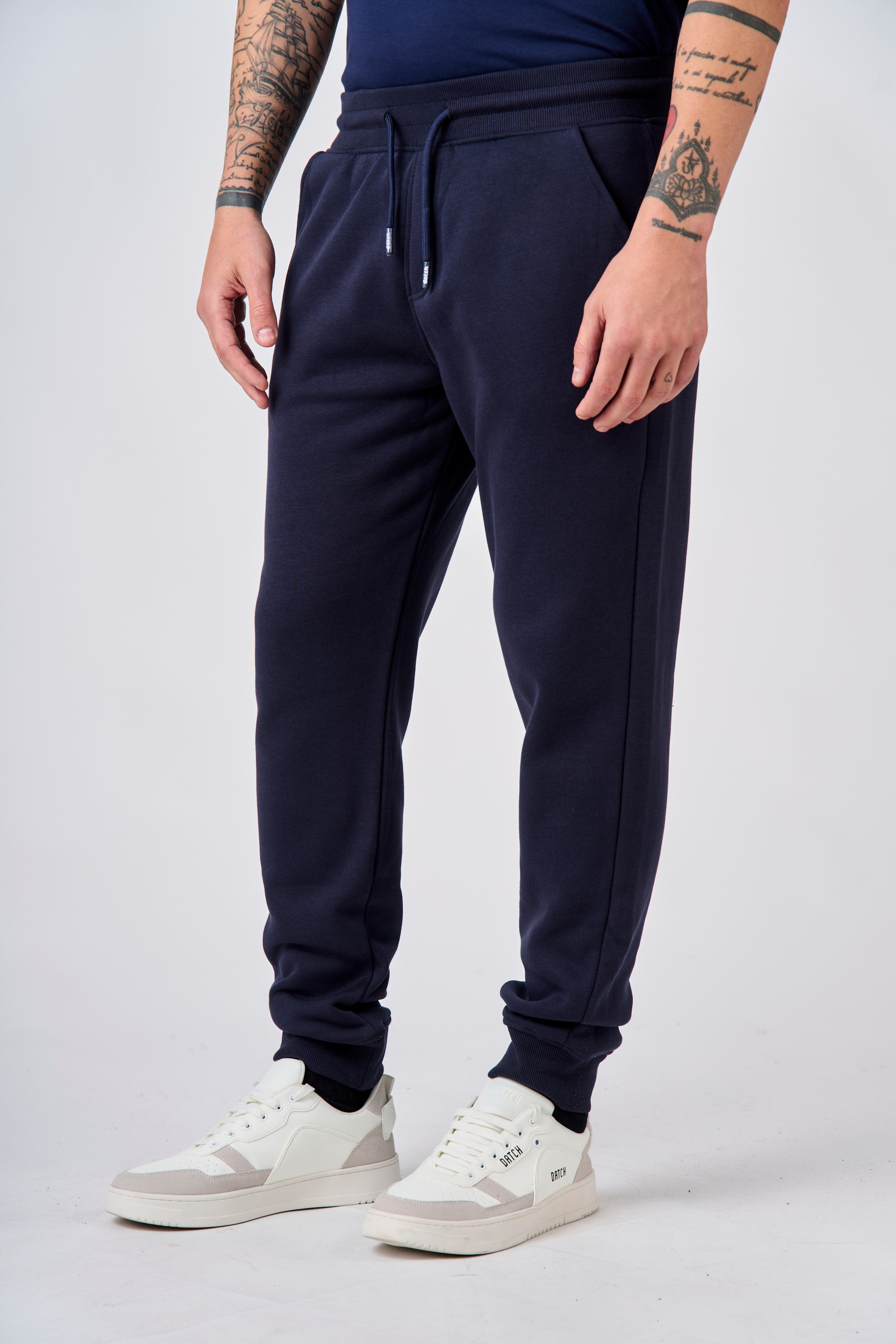 Pantaloni in felpa con fondo a coste