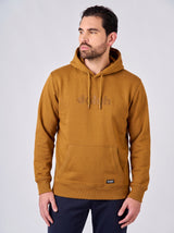 Felpa con cappuccio e logo centrale