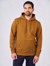 Felpa con cappuccio e logo centrale