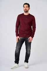 T-shirt a maniche lunghe con logo