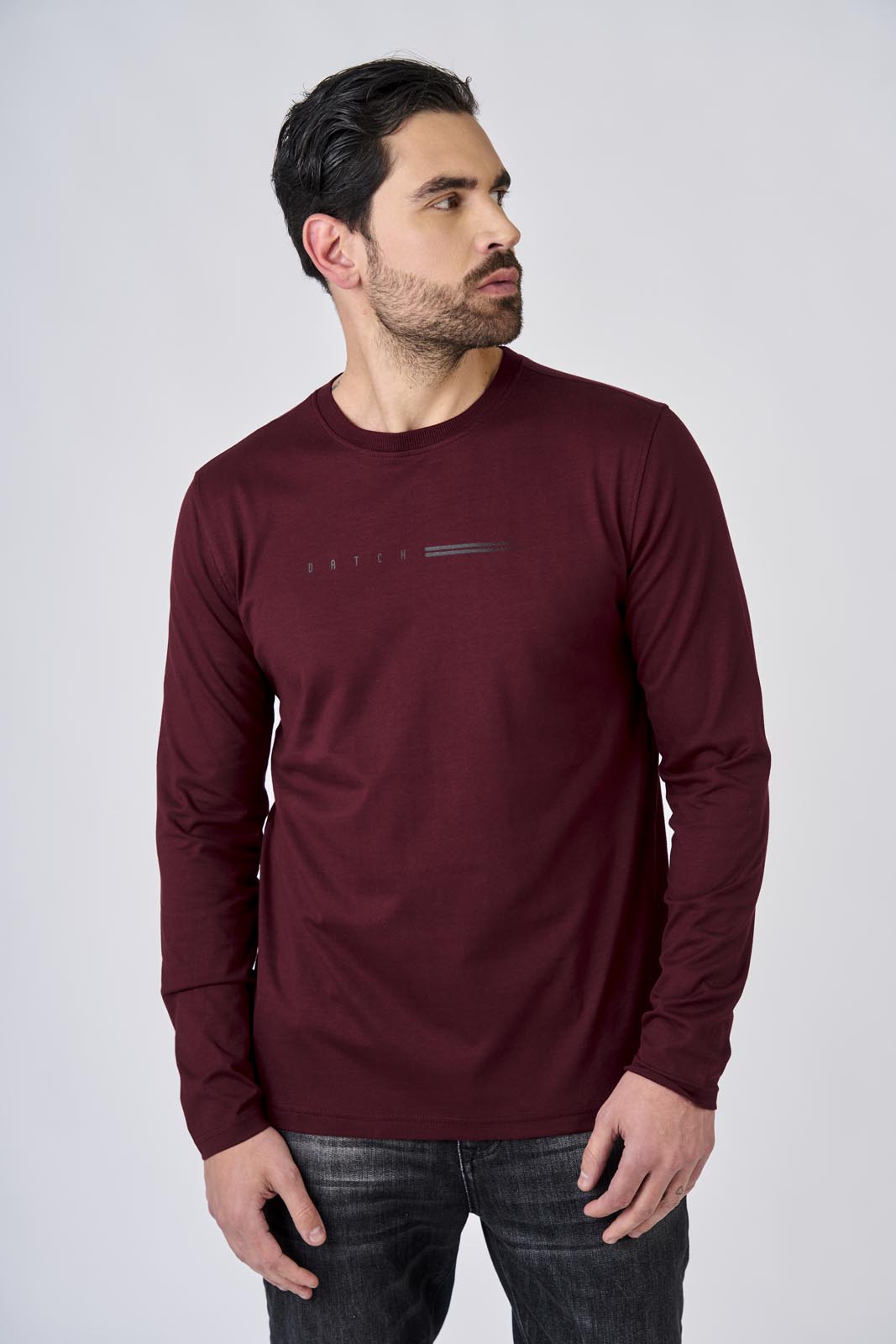 T-shirt a maniche lunghe con logo
