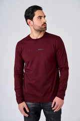 T-shirt a maniche lunghe con logo