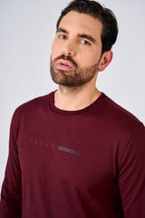 T-shirt a maniche lunghe con logo
