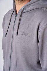 Felpa con cappuccio e zip