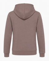 Felpa zip con cappuccio donna