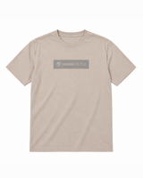 T-shirt con stampa logata