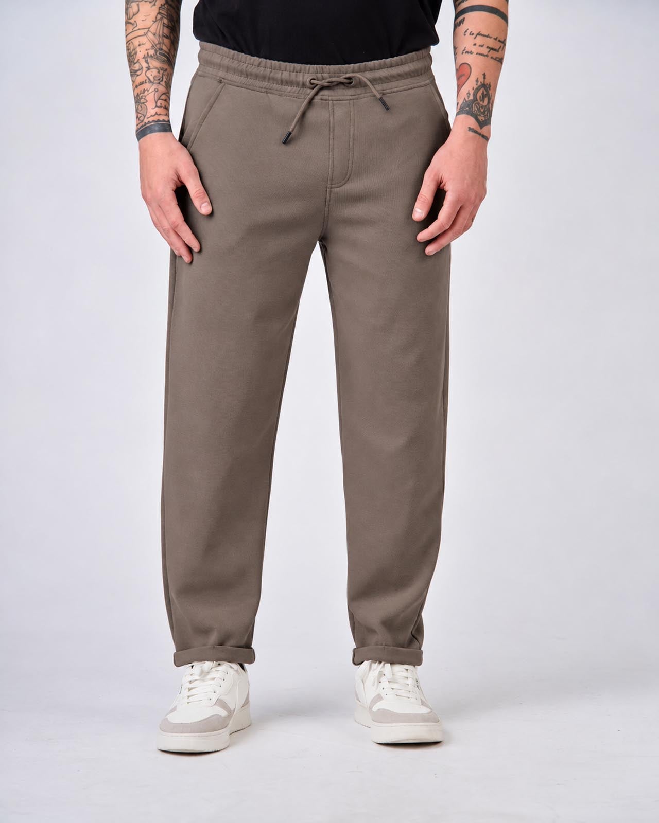 Pantaloni in felpa di piquet