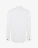 Camicia in lino - Collo serafino