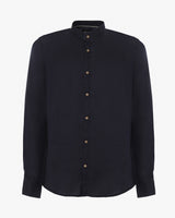 Camicia in lino - Collo serafino
