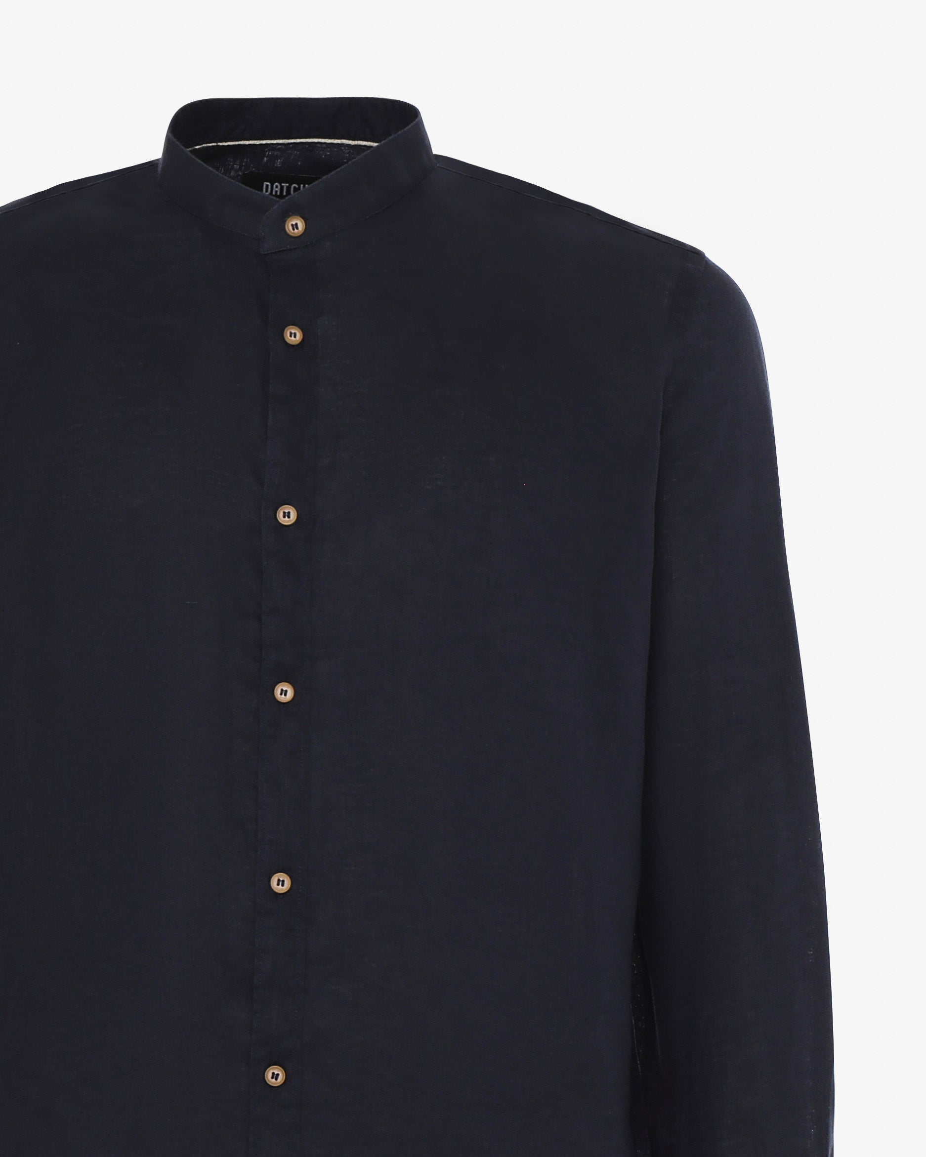 Camicia in lino - Collo serafino