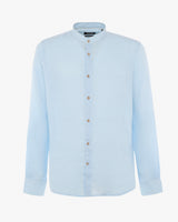 Camicia in lino - Collo serafino