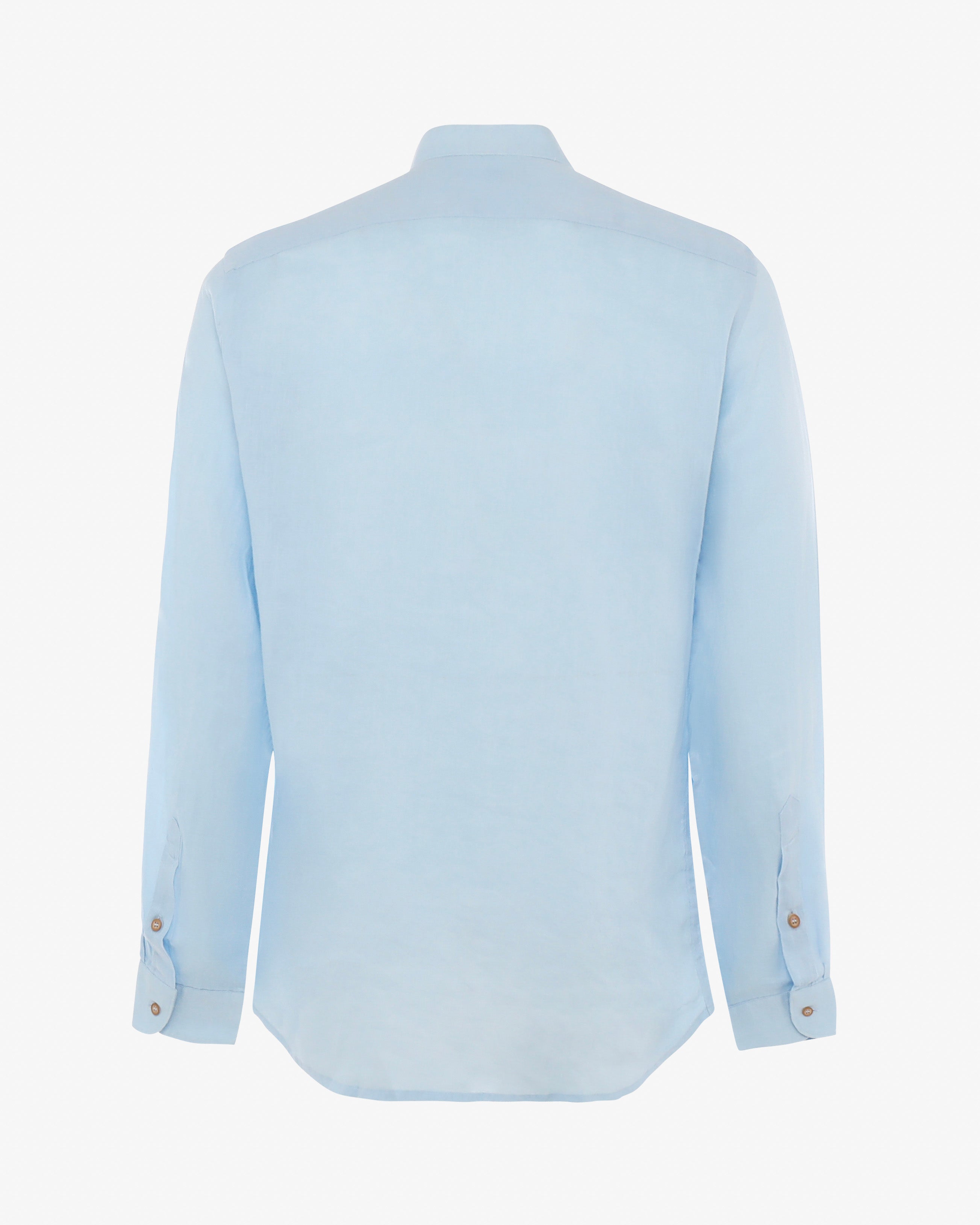 Camicia in lino - Collo serafino