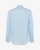 Camicia in lino - Collo serafino