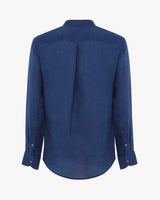 Camicia in lino - Collo serafino