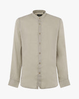 Camicia in lino - Collo serafino