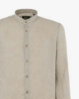 Camicia in lino - Collo serafino