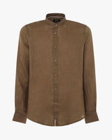 Camicia in lino - Collo serafino