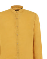 Camicia in lino - Collo serafino