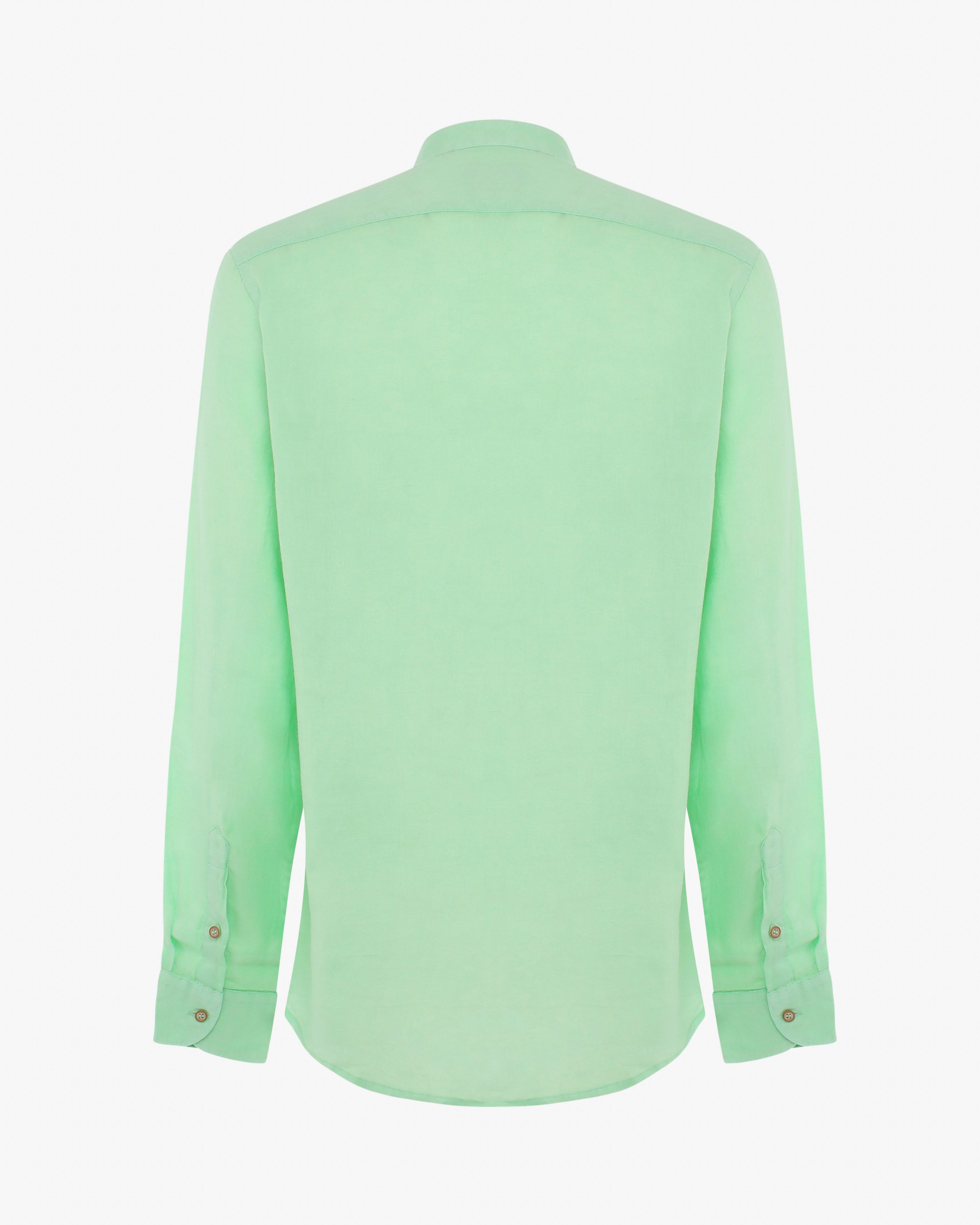 Camicia in lino - Collo serafino