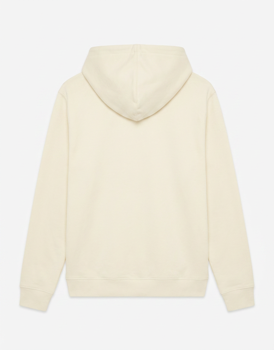 Felpa zip frontale, con cappuccio cotton