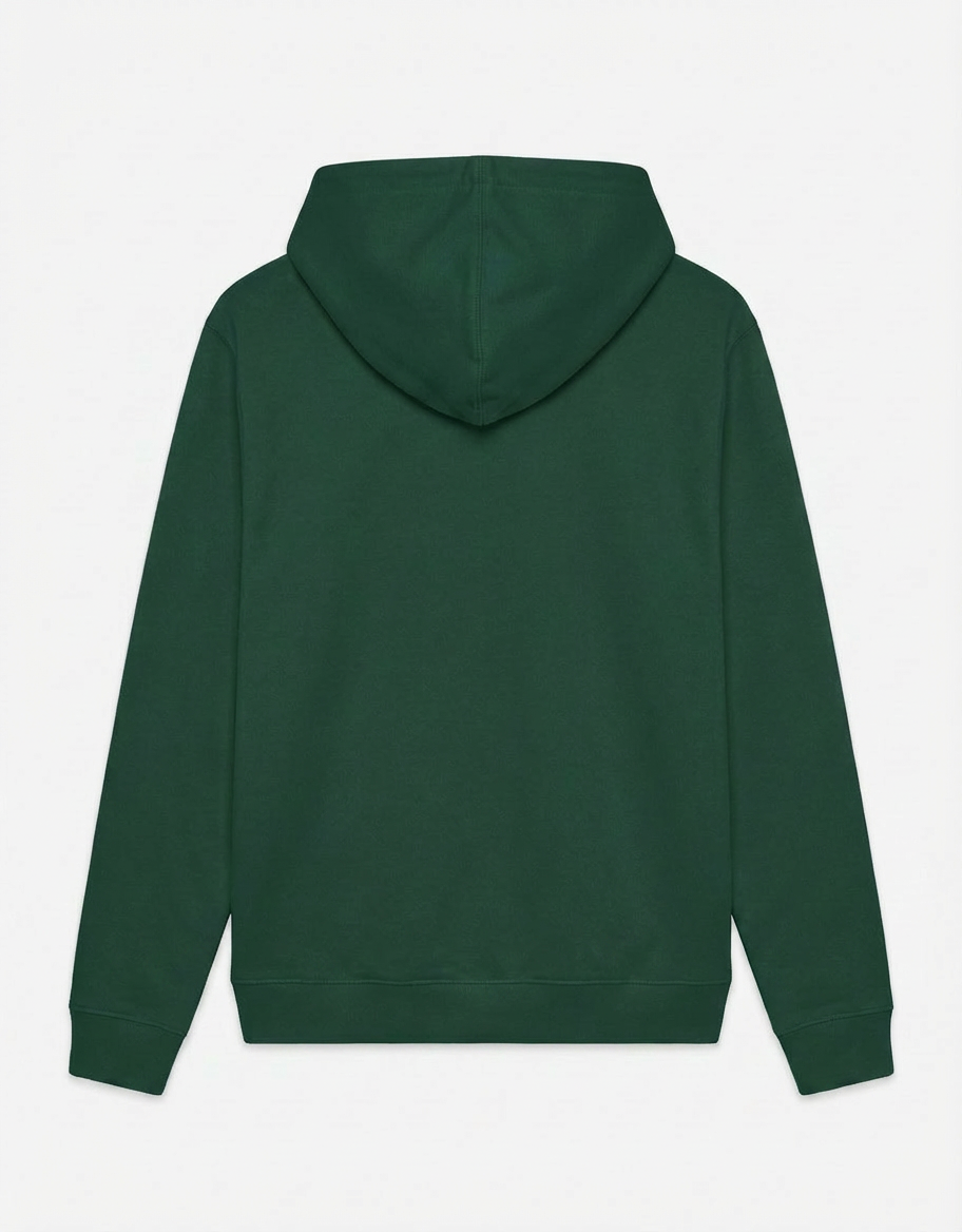 Felpa zip frontale, con cappuccio cotton