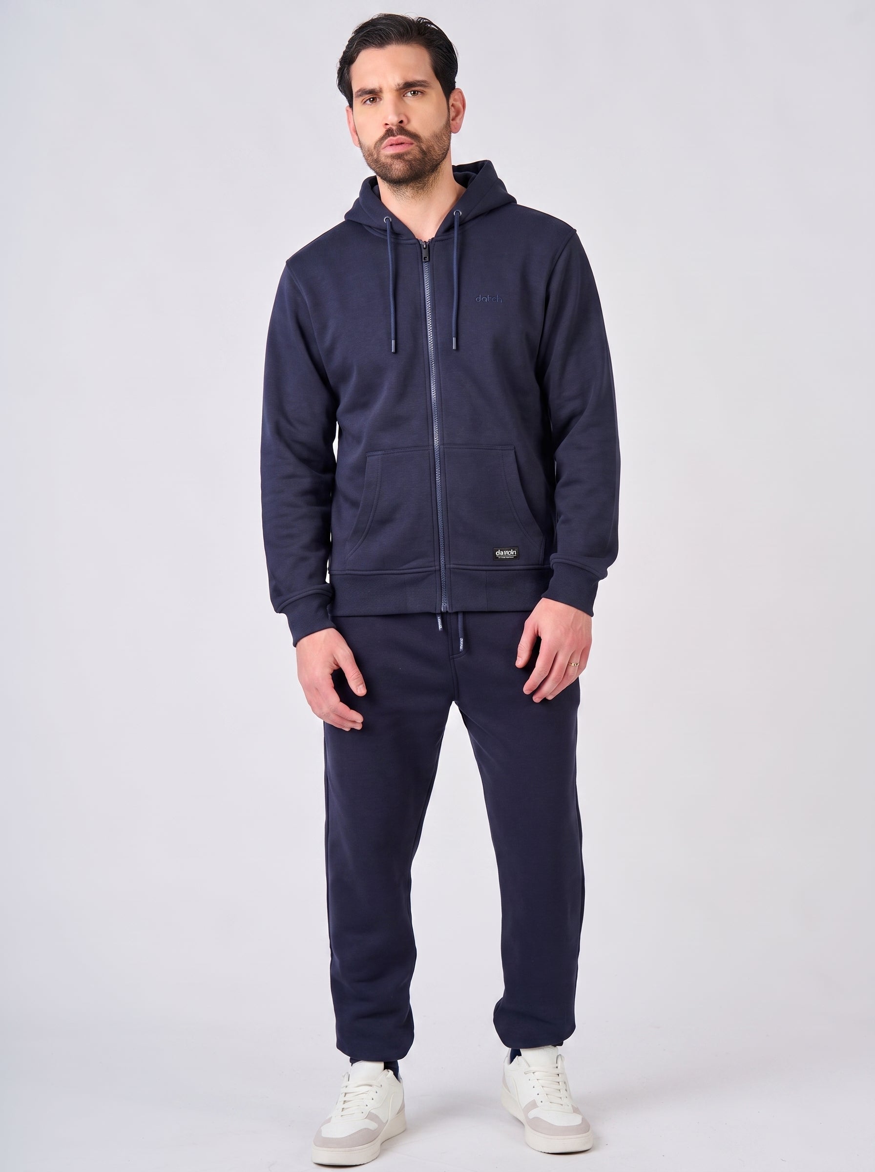 Felpa con zip e cappuccio