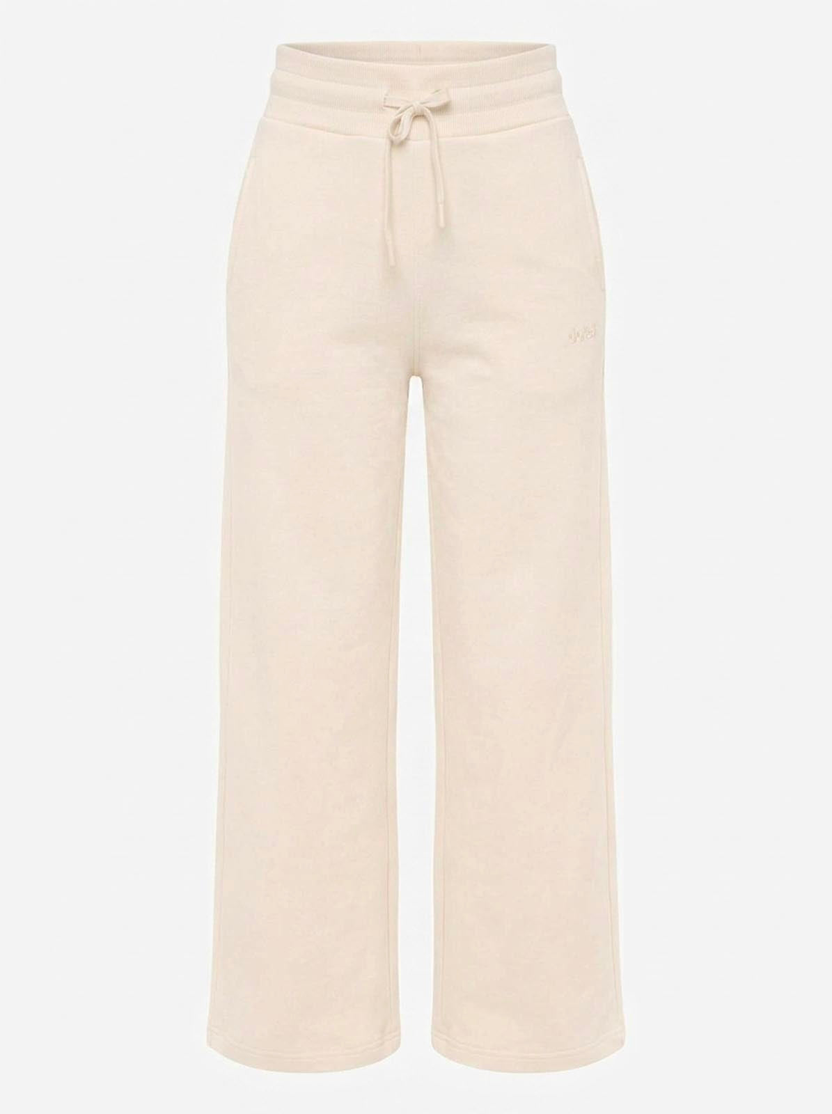 Pantalone felpa a gamba larga