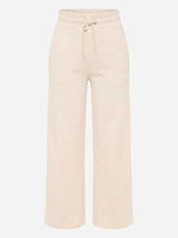 Pantalone felpa a gamba larga
