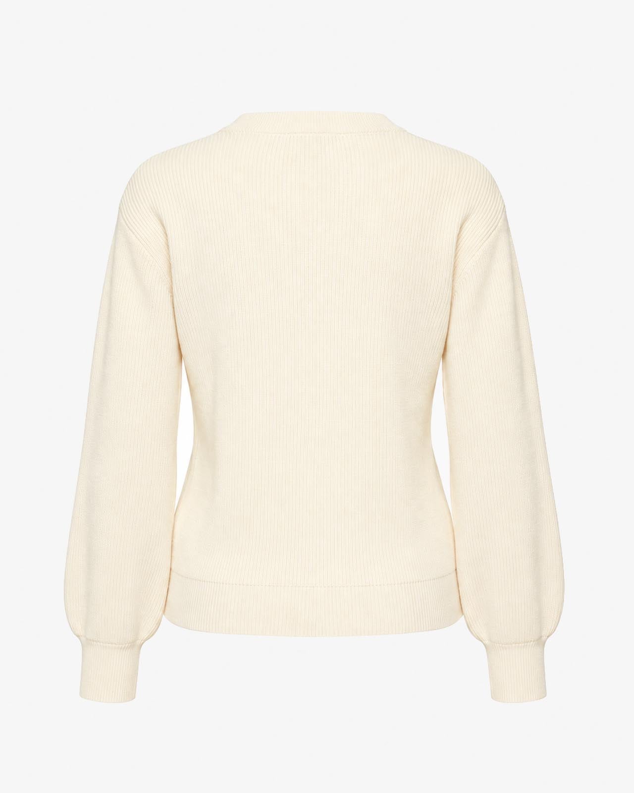 Maglia con strass al girocollo