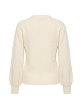 Maglia con strass al girocollo