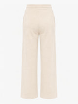 Pantalone felpa a gamba larga