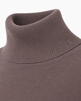 Maglia a collo alto a maniche lunghe con strass