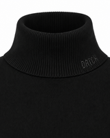 Maglia a collo alto a maniche lunghe con strass