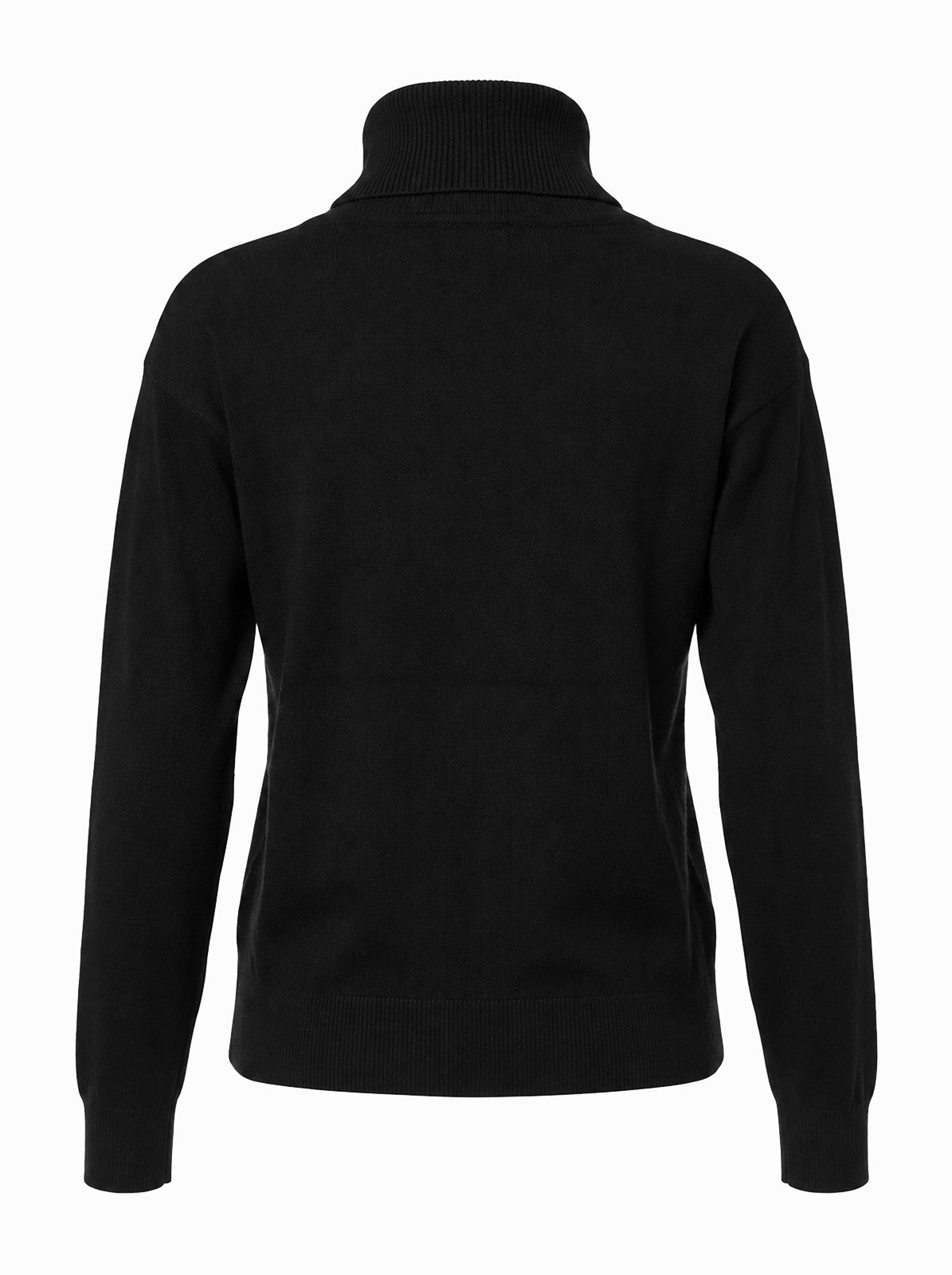 Maglia a collo alto con strass