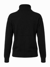 Maglia a collo alto con strass