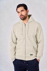 Felpa con zip e cappuccio