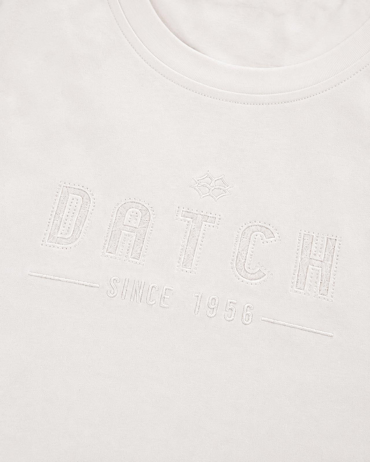 T-shirt a maniche lunghe con ricamo e strass