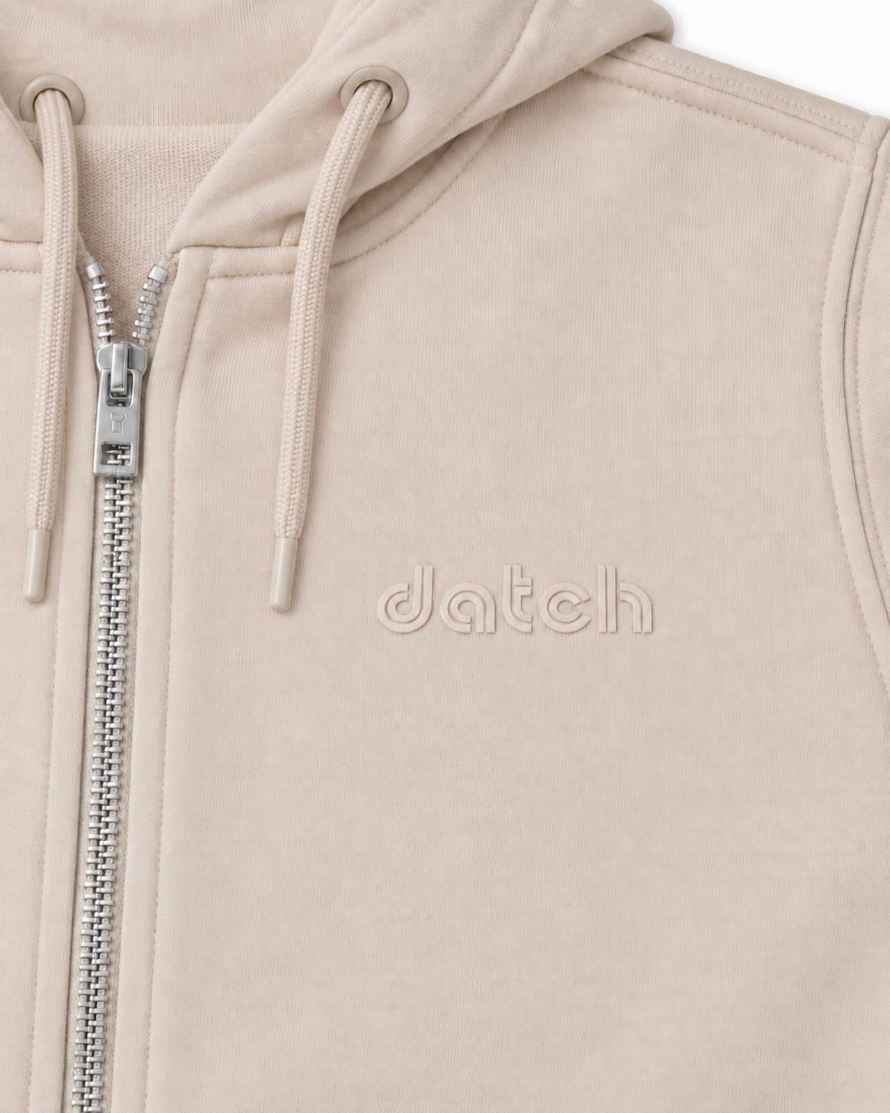 Felpa zip con cappuccio donna