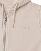 Felpa zip con cappuccio donna