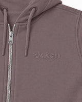 Felpa zip con cappuccio donna