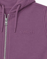 Felpa zip con cappuccio donna