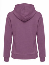 Felpa zip con cappuccio donna