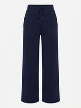 Pantalone felpa a gamba larga
